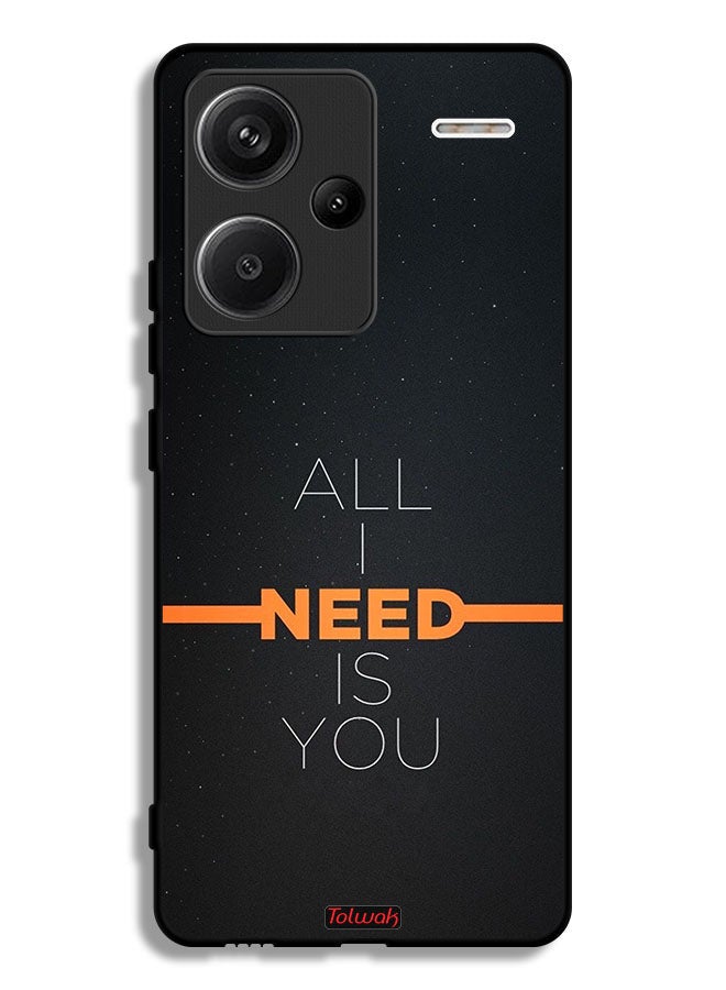 Tolwak Xiaomi Redmi Note 13 Pro Plus Protective Case Cover All I Need Is You - Image 1