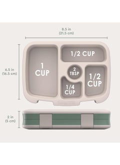 Bentgo Kids Prints Leak Proof, 5 - Compartment Bento - Style Kids Lunch Boxideal Portion Sizes For Ages 3 To 7Bpa - Free, Dishwasher Safe , Food - Safe Materials (Dino Fossils)  - Image 5