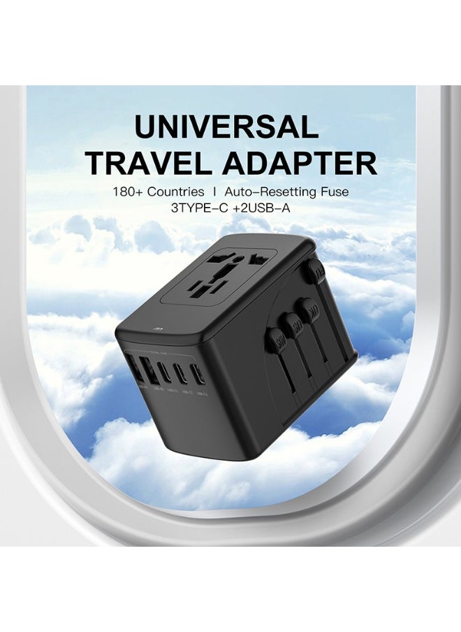 XiuWoo Global Universal Travel Charger - 2A with 3 Type-C Ports Adapter  - Image 4