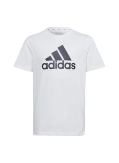 Adidas تي شيرت قطني بشعار كبير للجنسين من Essentials  - Image 2