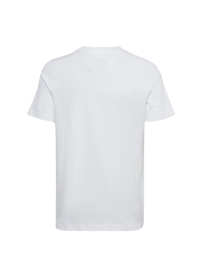 Adidas تي شيرت قطني بشعار كبير للجنسين من Essentials  - Image 3