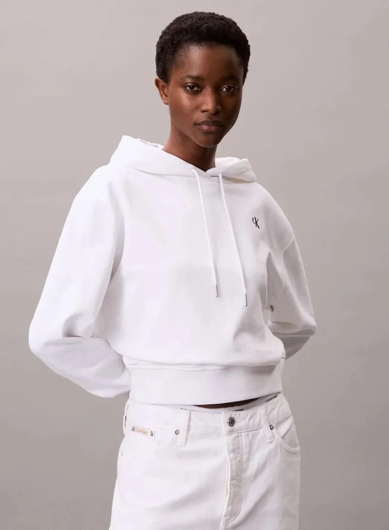 Cotton Terry Monogram Hoodie