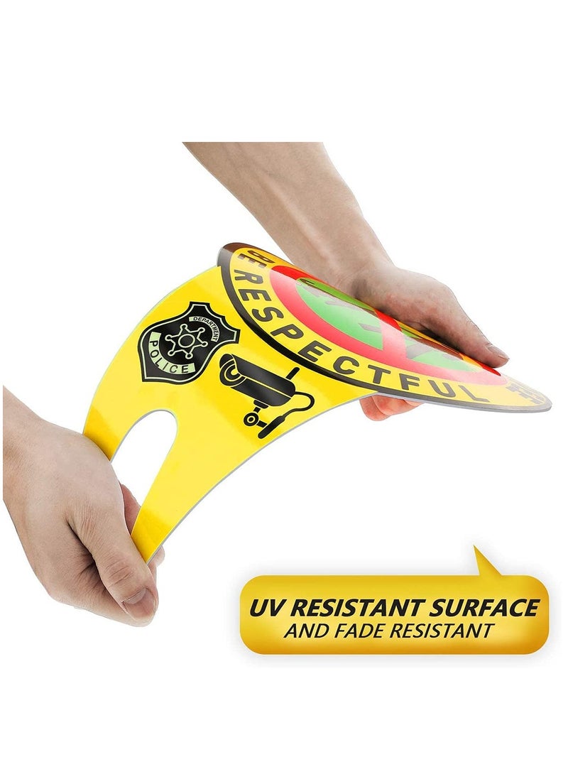 Excefore Sign No Dog fromProhibiting Dogs from Peeing in the Garden Sign Luminous Be Respectful Sign Yard Dog Sign with Stake Glow in the Dark Dog Signs - Image 5