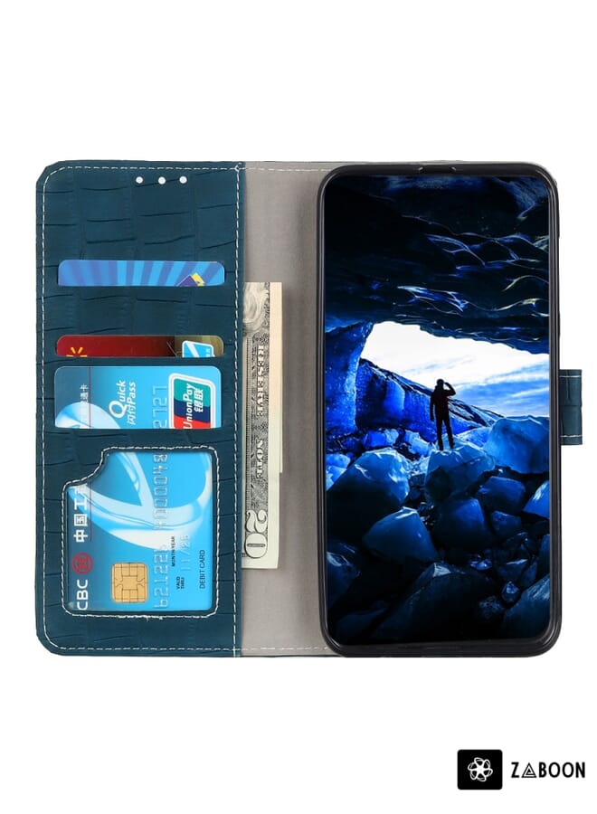 Zaboon Crocodile Texture Horizontal Flip Leather Case with Holder & Card Slots & Wallet Protective Case For Nokia C10 / C20 - Image 4