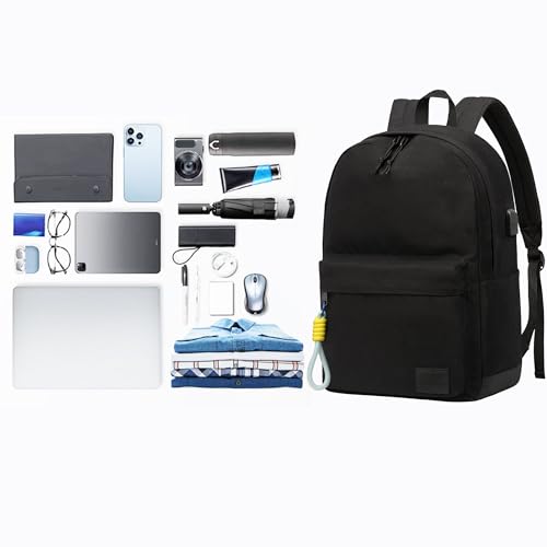 SUPACOOL Casual Laptop Backpack for Men and Women, Backpack for College, USB Charging Port, Lightweight Pack Back - Image 5