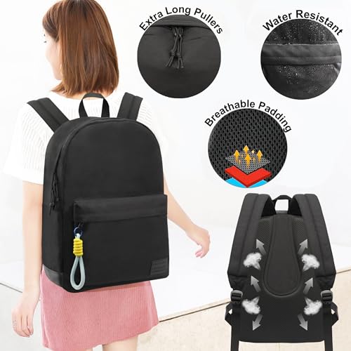 SUPACOOL Casual Laptop Backpack for Men and Women, Backpack for College, USB Charging Port, Lightweight Pack Back - Image 4