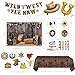 jenlion Western Party DecorationsCowboy Party Decorations For MenWild Weat BannerCow Print Foil BalloonTable ClothWestern Decor For Boys - Image 4
