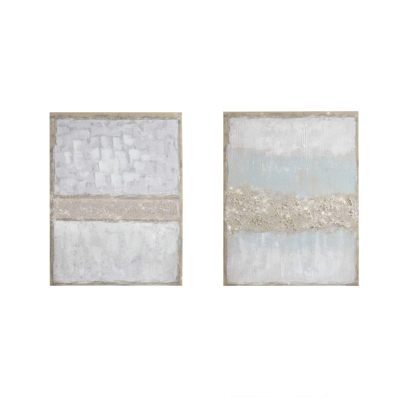 madison park Madison Park Wall Art Living Room Dcor  Abstract Glitter Embelished Canvas Home Accent Modern Dining Bathroom Decoration Ready to Hang Painting for Bedroom 22 x 28 Radiant Flatland 2 Piece 