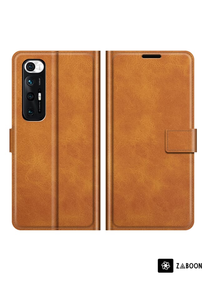 Zaboon Protective Case For Xiaomi Mi 10S Retro Calf Pattern Buckle Horizontal Flip Leather Case with Holder & Card Slots & Wallet - Image 2