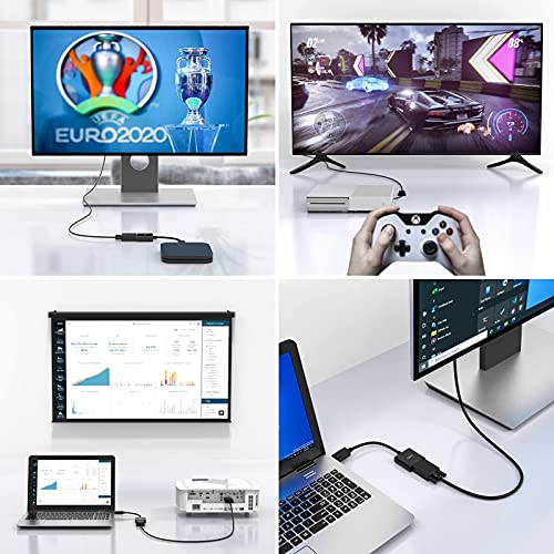 TSUPY DisplayPort to VGA, 1080P DP Adapter Gold-Plated Display Port Converter Male to Female VGA Cable Adapters to Connect Your Computer to a Large Screen, Projector,Monitor,HDTV and More - Image 5