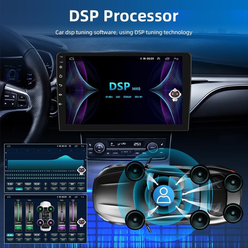 فيريكس شاشة سيارة أندرويد Kia Pegas متوافقة 2017–2025 | ذاكرة 8+128GB مع معالج 8 نواة | دعم Apple CarPlay وAndroid Auto لاسلكي | واي فاي + DSP + راديو FM/AM + بلوتوث | دعم كاميرا خلفية AHD | واجهة سريعة وسلسة - Image 5
