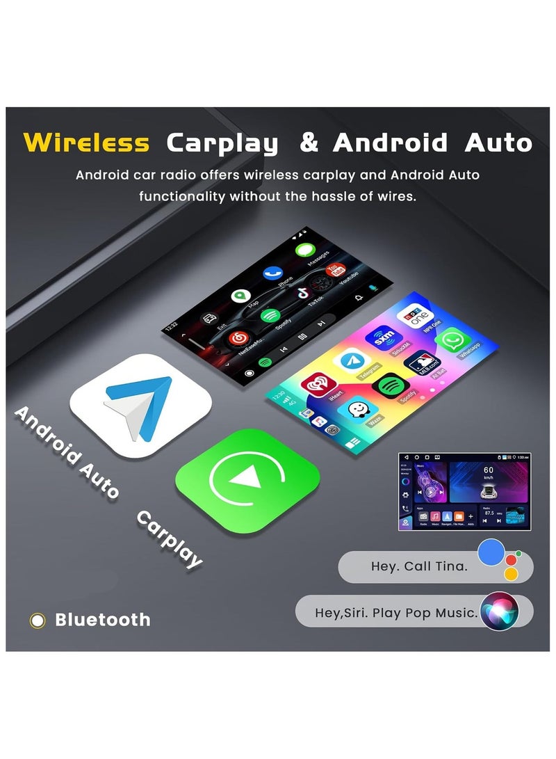 فيريكس شاشة سيارة أندرويد Kia Pegas متوافقة 2017–2025 | ذاكرة 8+128GB مع معالج 8 نواة | دعم Apple CarPlay وAndroid Auto لاسلكي | واي فاي + DSP + راديو FM/AM + بلوتوث | دعم كاميرا خلفية AHD | واجهة سريعة وسلسة - Image 3