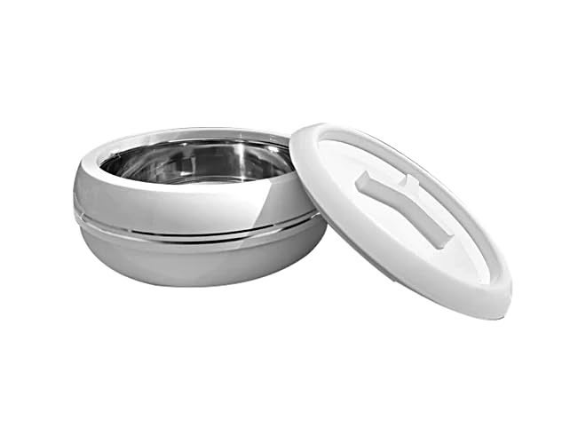 JAYPEE Inner Stainless Steel Palazio 2500 ml Set, White Casserole | Insulated Food Grade Casserole | Easy to Store | Ideal for Kitchen | Bpa Free - Image 5