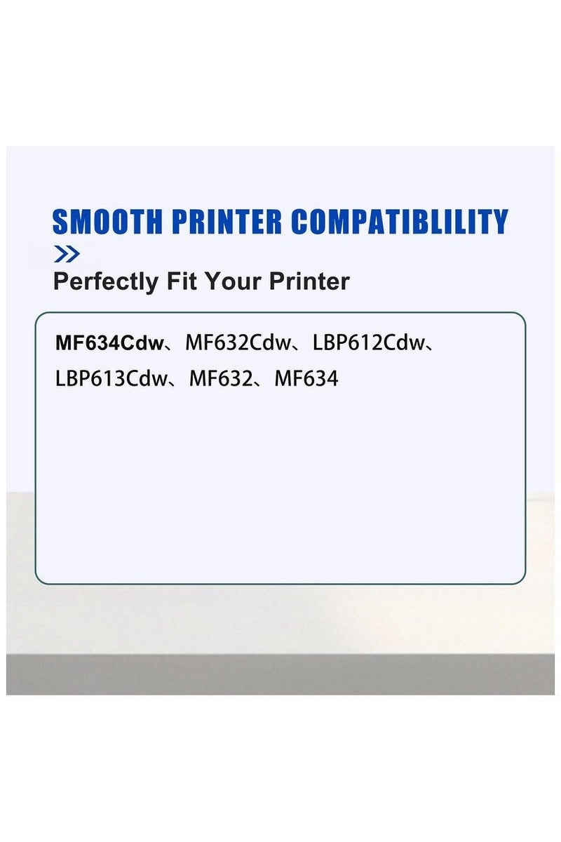 CRG-045 CRG045 Compatible Toner Cartridges Replacement, High Yield for Color imageCLASS LBP612Cdw MF632Cdw MF634Cdw MF633Cdw Printer (4-Pack, CMYK, Black/Cyan/Magenta/Yellow) - Image 2