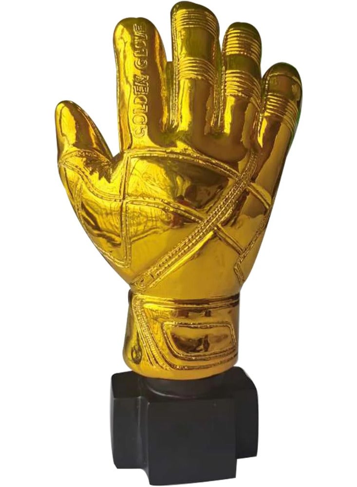 سبال كأس القفاز الذهبي - جائزة البيسبول/كرة البيسبول - قفاز مطلي بالذهب على قاعدة سوداء - نقش مخصص متاح - Image 2