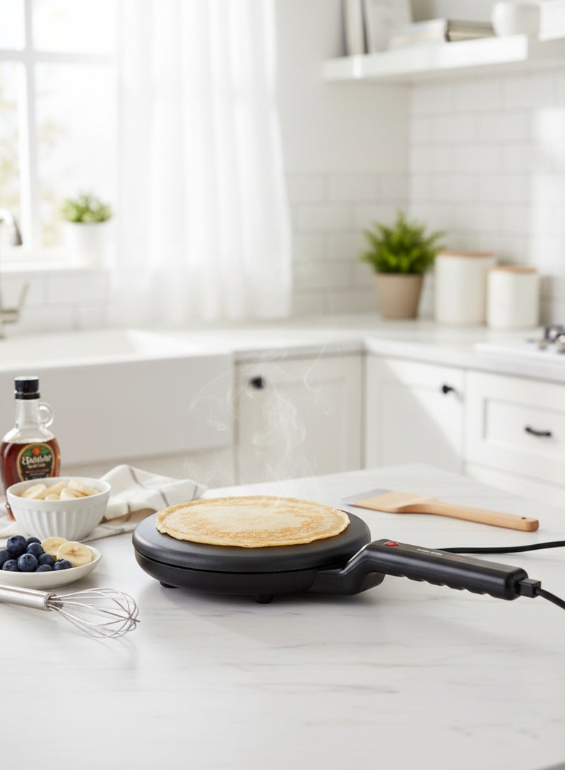 Home Master Home Electric Griddle for Making Bread, Raqaq, Crepes, and Pancakes – Non-Stick Surface for Quick and Even Cooking, Baking Machine – Perfect for Preparing Dough and Pastries Easily at Home and in the Modern Kitchen HM-110Master HM-110 Electric Crepe Maker Machine - Image 4