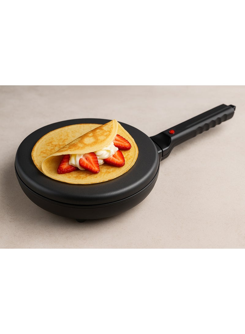 Home Master Home Electric Griddle for Making Bread, Raqaq, Crepes, and Pancakes – Non-Stick Surface for Quick and Even Cooking, Baking Machine – Perfect for Preparing Dough and Pastries Easily at Home and in the Modern Kitchen HM-110Master HM-110 Electric Crepe Maker Machine - Image 1