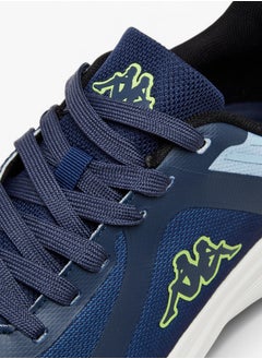 Kappa Men's Logo Print Sports Shoes with Lace-Up Closure  - Image 4