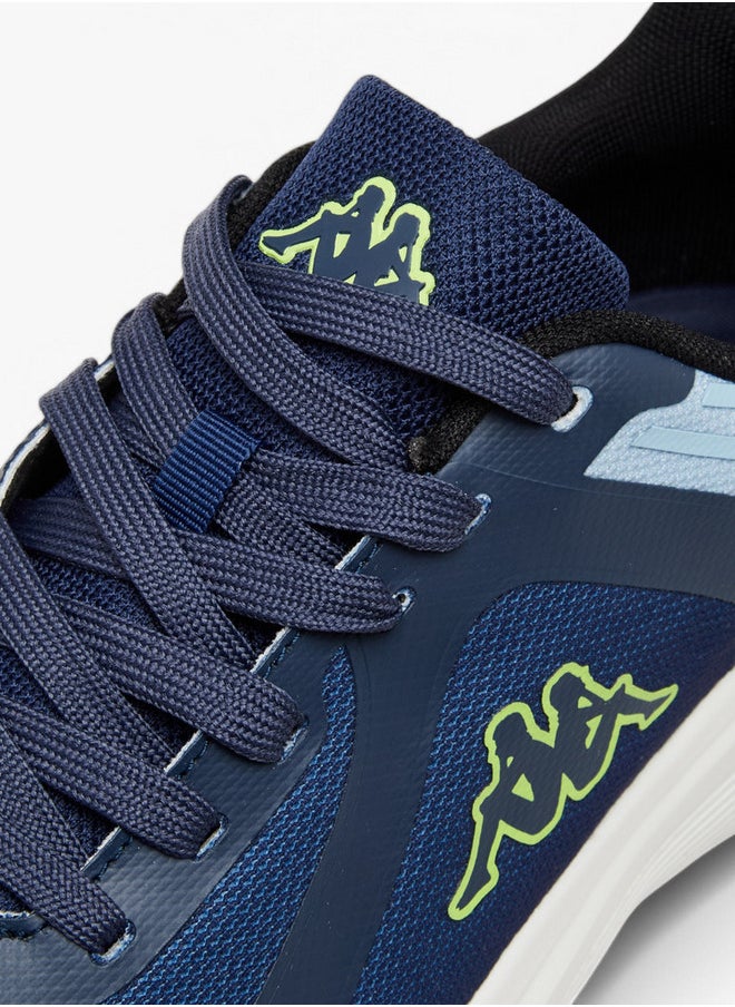 Kappa Men's Logo Print Sports Shoes with Lace-Up Closure  - Image 4