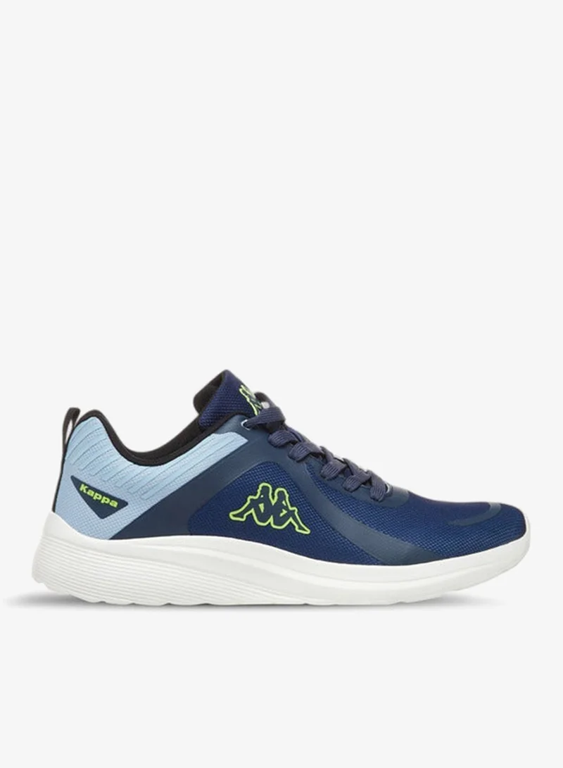 Men's Logo Print Sports Shoes with Lace-Up Closure