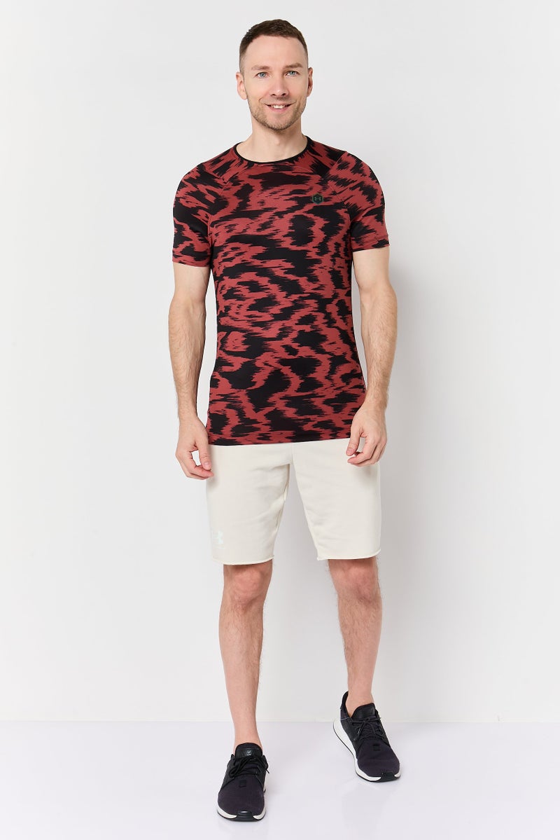 UNDER ARMOUR Men UA Rush Fitted Short Sleeve Training T-Shirt, Multicolor - Image 2