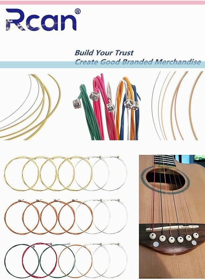 Rcan - Guitar Complete Repair Tool Kit Set Maintenance Cleaning Tool Kit String Organizer Action Ruler Gauge Measuring Tool for Folk  Ukulele Classical Electric Guitar Box - Image 1
