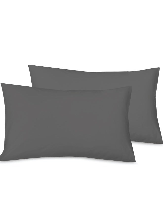 Siesta Zen Microfiber Pillowcase Pair – Soft, Durable & Fade-Resistant Housewife Style Pillow Covers – Comfortable, Breathable & Easy Care – Standard Size – 2 Pack  - Image 1