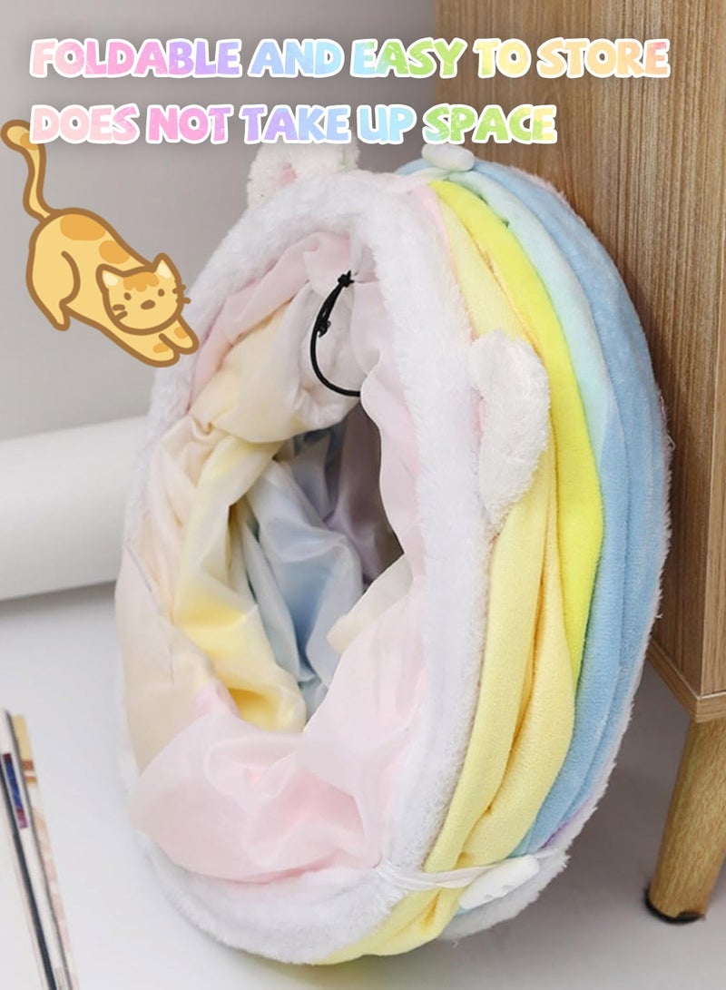 Kidle Cat Ears Tunnel Toys Cat Toy for Small Pets Rabbits, Kittens, Puppy and Dogs - Image 5