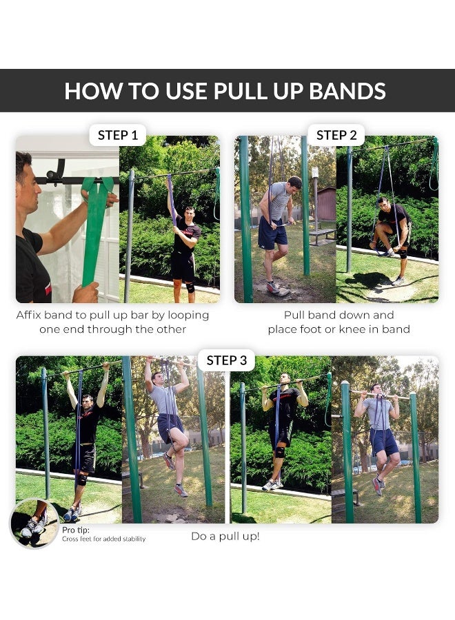 Rubberbanditz Functional Fitness Bands Pull Up Assistance Band - Single Resistance Band Heavy Duty Workout Exercise Stretch Fitness Bands Assist Set for Body  - Image 1