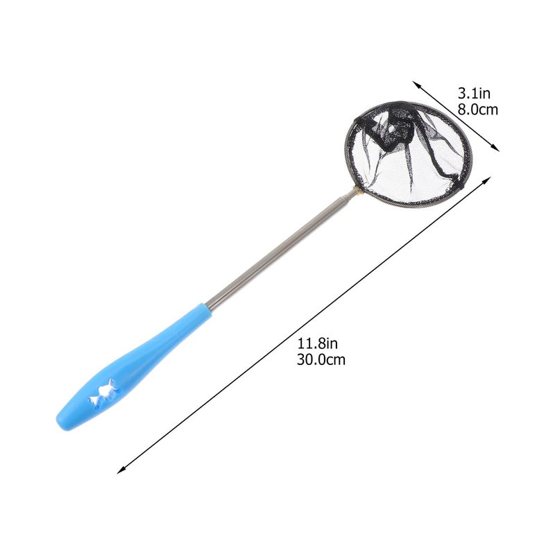 Veemoon Telescopic Fishing Net Fine Mesh Extendable Handle for Small Fish Shrimp Aquarium - Image 3