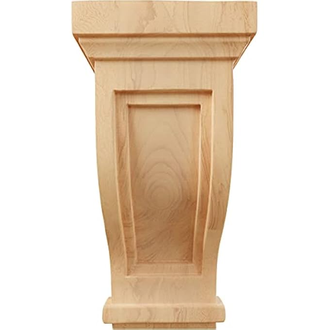COR04X05X10TRRO CORBEL, 4 3/4"W X 5"D X 10"H, RED OAK - Image 2