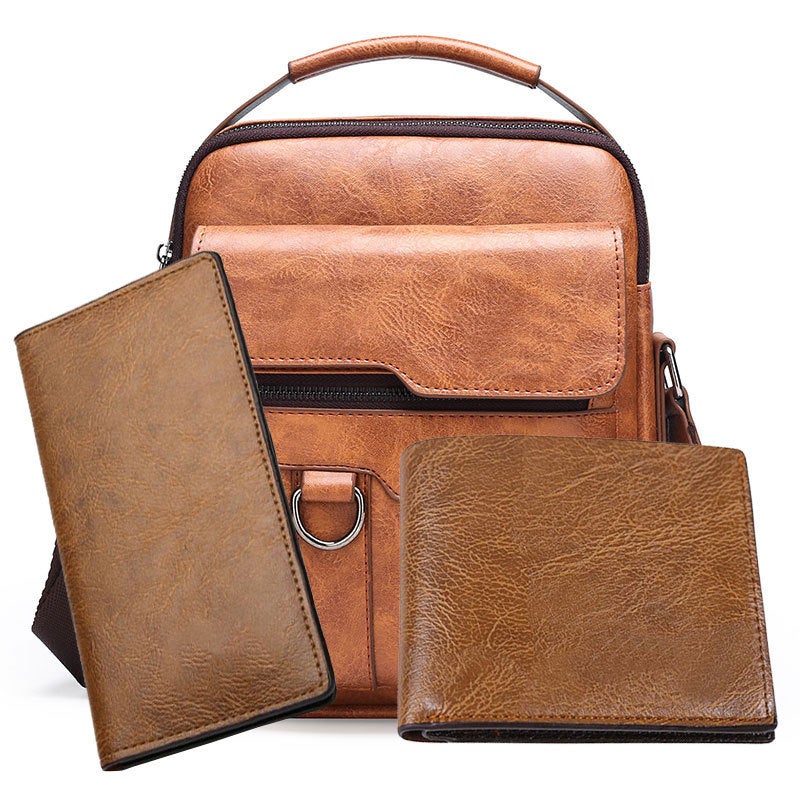 Men'S Shoulder Bag Portable Fashionable Crossbody Bag Casual Outdoor Southeast Asian Shoulder Bag Men'S Bag - Image 1