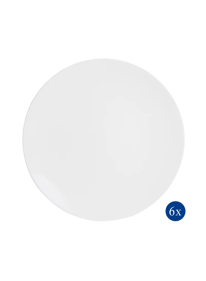 Villeroy & Boch 6-Piece Metrochic Blanc Dinner plates