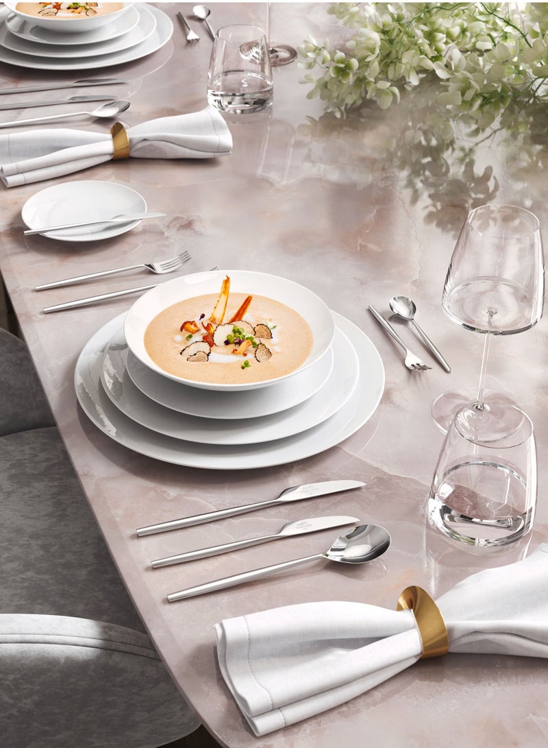 Villeroy & Boch 6-Piece Metrochic Blanc Dinner plates  - Image 4