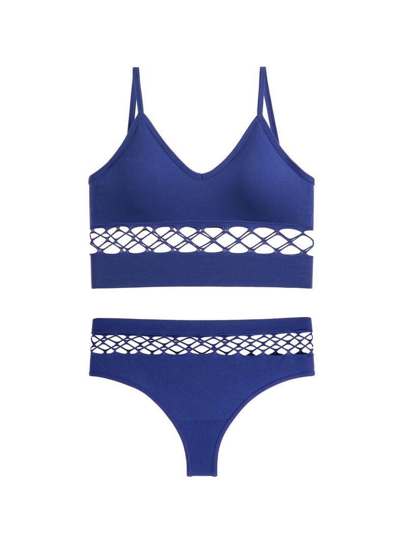 KUYING New Comfortable Skin Friendly And Breathable Lingerie Set Set Of 2  - Image 1