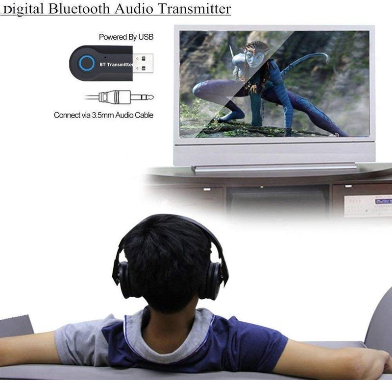 Elevea 𝟏𝟓 𝐘𝐄𝐀𝐑𝐒 𝐖𝐀𝐑𝐑𝐀𝐍𝐓𝐘 Wireless Bluetooth Receiver, Compatible with TV, Computer, Car & Audio Devices | USB Powered Plug & Play Adapter with 3.5mm Jack for Crystal Clear Sound - Image 2