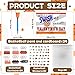 Gosodeny 24 Pack Basketball Party Favor Set with Mini Hoop Pens Keychains Stickers Exchange Cards and Gift Bags Bulk Gifts Sports Birthday Goodie Bag Fillers for Adult - Image 4