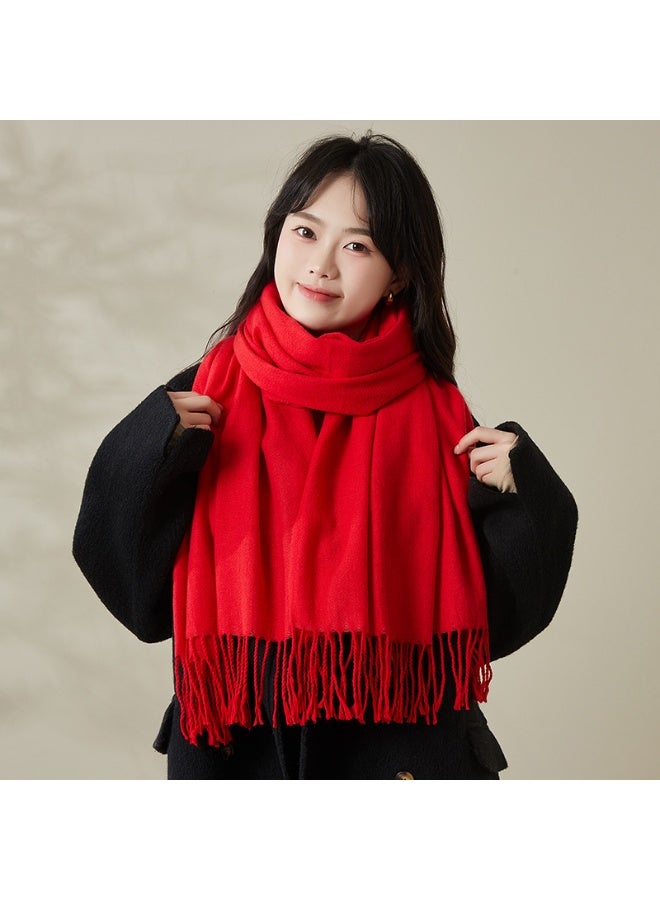 Women's Scarf Pashmina Shawls and Wraps Soft Large Scarves Solid Color for for Evening Dresses Travel Office Winter Wedding - Image 3