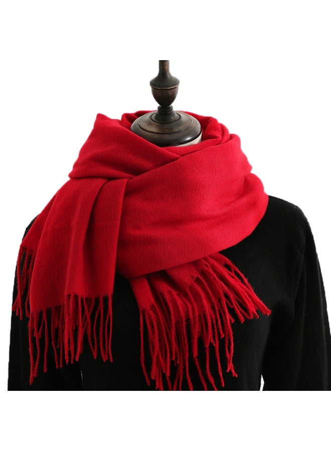 Women's Scarf Pashmina Shawls and Wraps Soft Large Scarves Solid Color for for Evening Dresses Travel Office Winter Wedding - Image 2