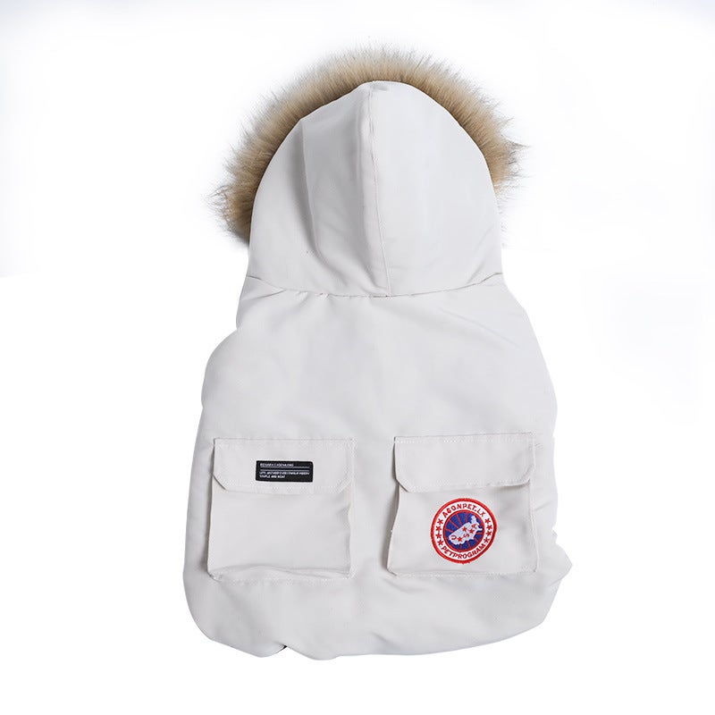 Dog Cotton Padded Vest Winter Warm Pet Coat - Image 4