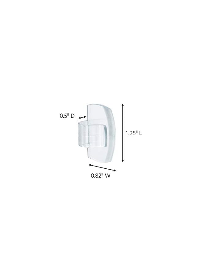 Command Outdoor Light Clips, Clear, 20-Clips, 24-Strips, Decorate Damage-Free - Image 2