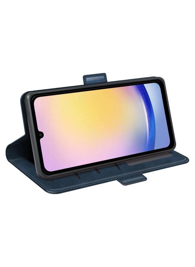 اس-توب جراب لهاتف Samsung Galaxy A26 مصنوع من الجلد مع مشبك مغناطيسي مزدوج الجوانب وقلاب أفقي - Image 5