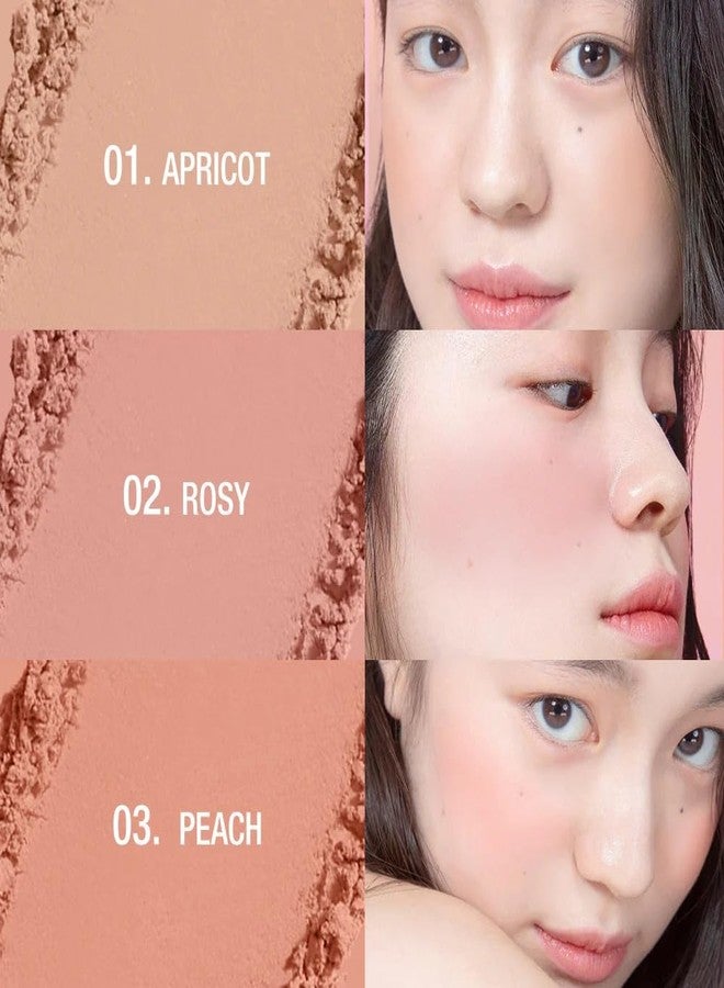 COSLUXE O TWO O Silky Glow Face Blusher | Highly Pigmented & Easy to Blend | High Pigment, Lightweight & Natural Finish (PEACH 03, 5g) - Image 4