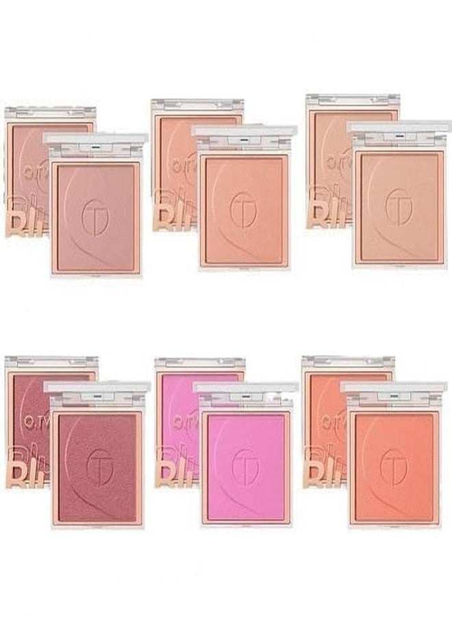 COSLUXE O TWO O Silky Glow Face Blusher | Highly Pigmented & Easy to Blend | High Pigment, Lightweight & Natural Finish (PEACH 03, 5g) - Image 1