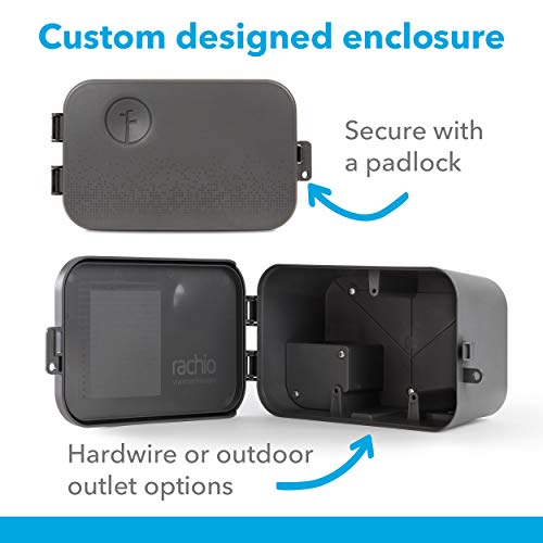 Rachio Smart Sprinkler Controller Weatherproof Outdoor Enclosure, Compatible with Rachio 3 Smart Controllers, also 2nd and 3rd Generation Compatible - Image 3