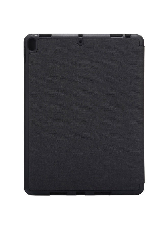 NIBEMINENT Protective Case Cover With Wallet Card Slot For Apple iPad 9.7 (2018) / inch (2017) Black  - Image 2