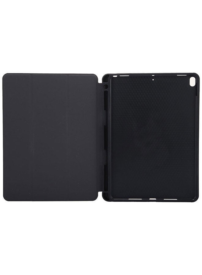 NIBEMINENT Protective Case Cover With Wallet Card Slot For Apple iPad 9.7 (2018) / inch (2017) Black  - Image 3