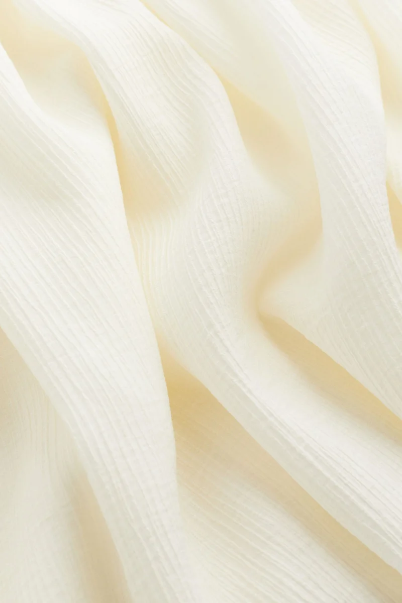 H&M Smock-waisted crêpe skirt