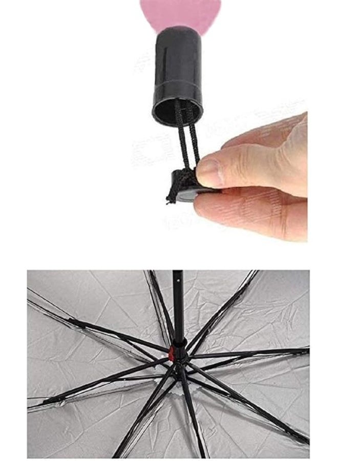 Premium Novelty Wine Bottle Umbrella - Automatic Foldable Sun/Rain Travel Umbrella with Anti-UV Coating and No-Drip Plastic Case - Available in Multiple Colors & Stylish Designs - Image 4