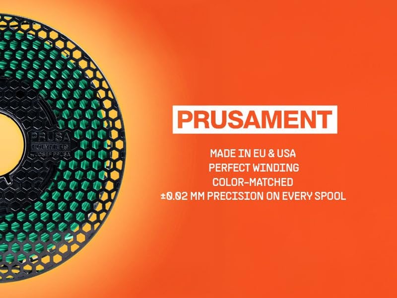 Prusament 3D Printer Premium Filament PLA Azure Blue 1.75mm - 1kg Spool - High Precision ±0.02 mm - Easy to Print - Low Warping - No Tangling - Ideal for Beginners & Professionals - Image 3